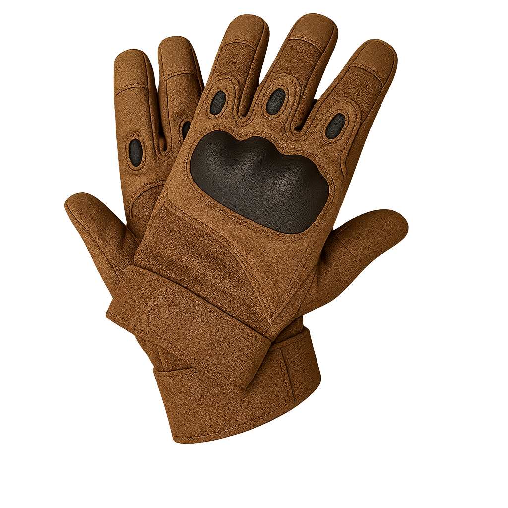 Brown Hard Knuckle Gloves